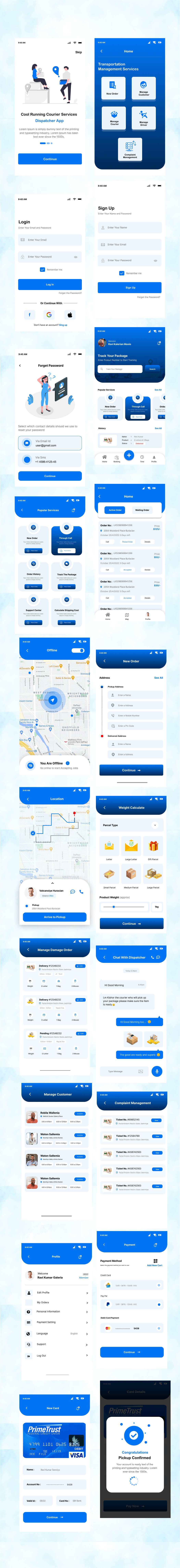 Cool Design Corrier App graphic