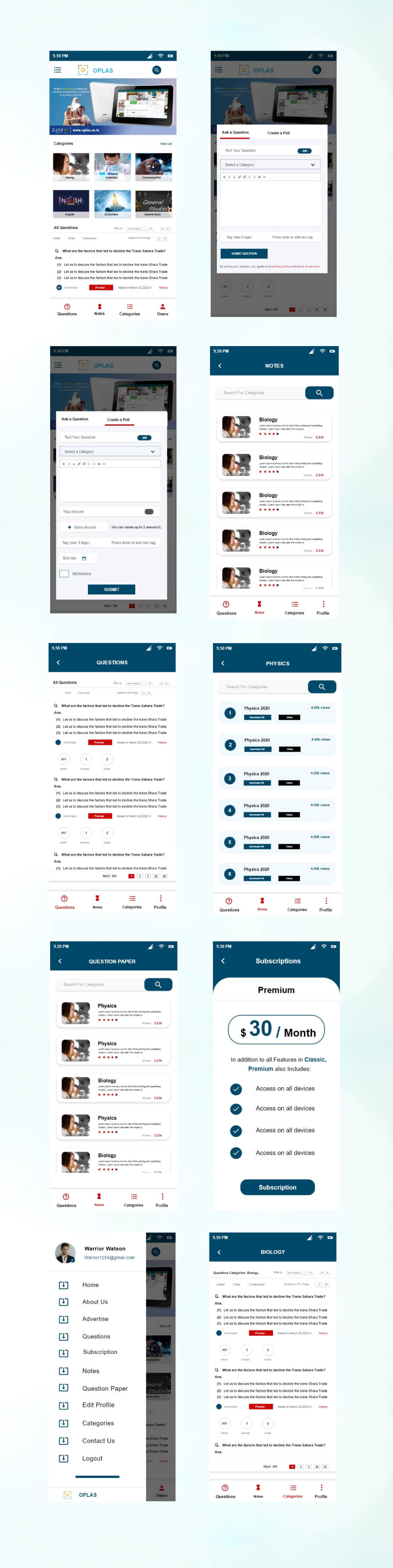 Oplas Learning App